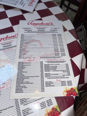 Menu photo 8 Angeloni's Restaurant & Pizzeria Caldwell, NJ