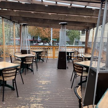 Kaosamai Thai Restaurant - Outdoor patio seating with many heaters - Thai Near Me - Seattle, Washington Kaosamai Thai Restaurant - Outdoor patio seating with many heaters - Thai Near Me - Seattle, Washington