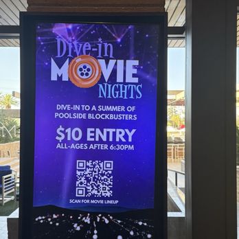 M Pool - advertisement for movie night - Resorts Near Me - Henderson, Nevada M Pool - advertisement for movie night - Resorts Near Me - Henderson, Nevada