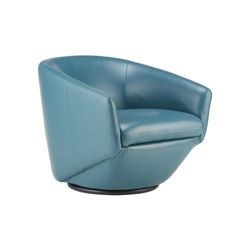ScanDesigns - Geneva leather accent chair