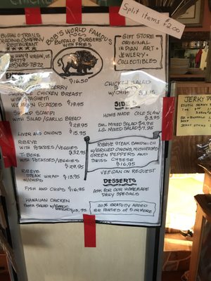 Menu photo 8 Buffalo Trading Company Virgin, UT