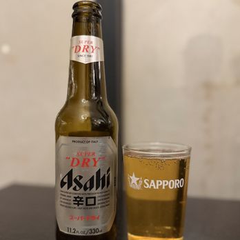 Tendon Tempura Carlos Junior - Asahi Super "Dry" Lager Beer (5.2% ABV) - Japanese Near Me - Pasadena, California