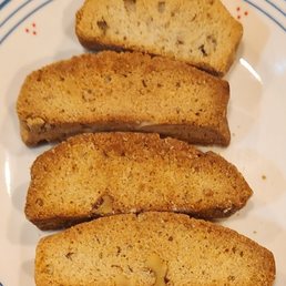 complimentary biscotti
