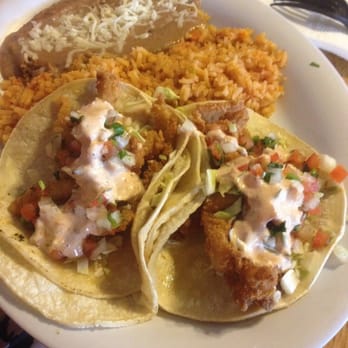 Taquitos Jalisco - Fish taco plate. So damn yum! - Mexican Near Me - Mesa, Arizona Taquitos Jalisco - Fish taco plate. So damn yum! - Mexican Near Me - Mesa, Arizona
