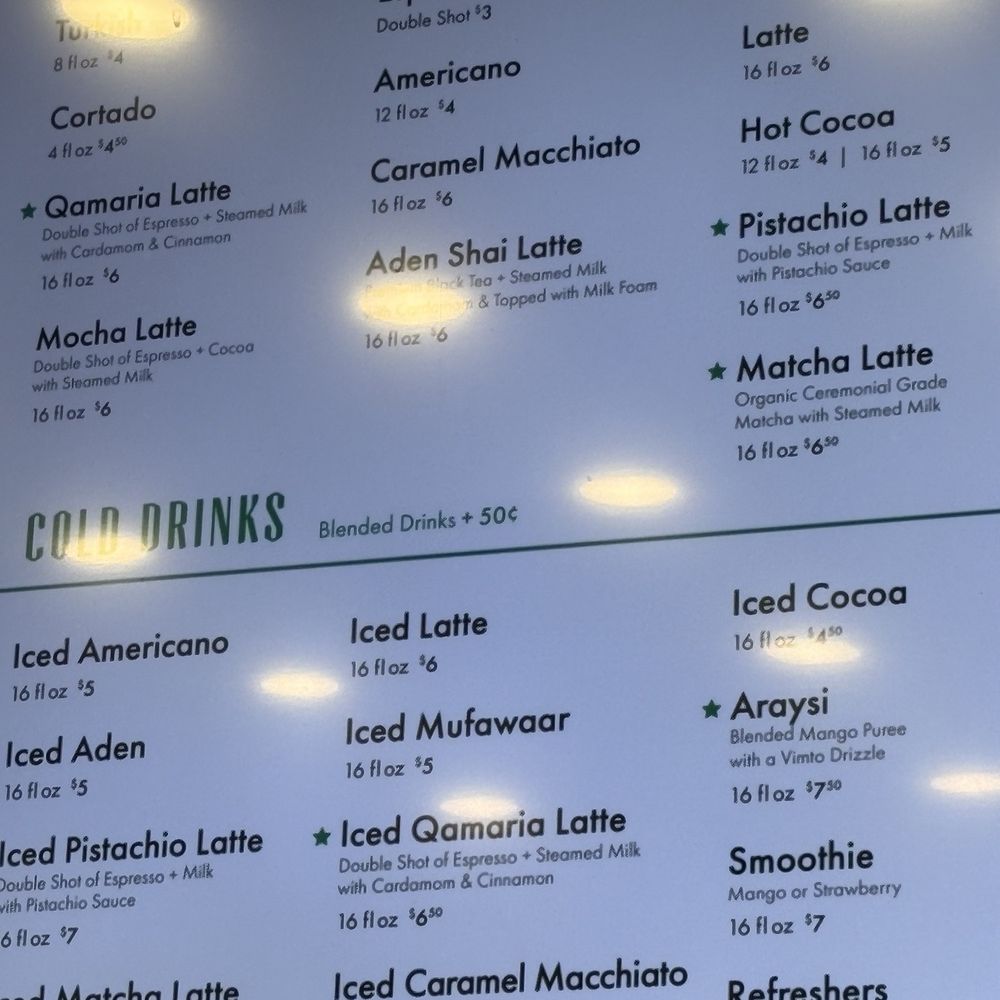 Qamaria Coffee - Menu - Bakeries Near Me - Hilliard, Ohio Qamaria Coffee - Menu - Bakeries Near Me - Hilliard, Ohio