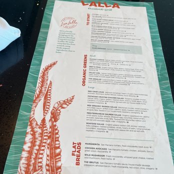 Lalla Grill Oceanside - Menu Front Page - Seafood Near Me - Monterey, California Lalla Grill Oceanside - Menu Front Page - Seafood Near Me - Monterey, California