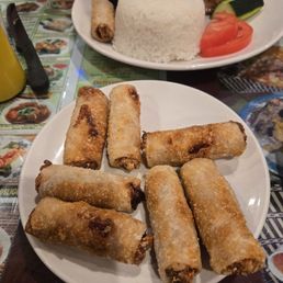 34. Vietnamese Spring Roll 125. Grilled Pork Chop with Rice