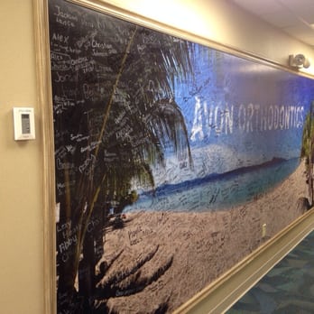 Avon Orthodontics - Deband Wall (is where patients who get there braces off sign the wall) - Orthodontists Near Me - Avon, Indiana