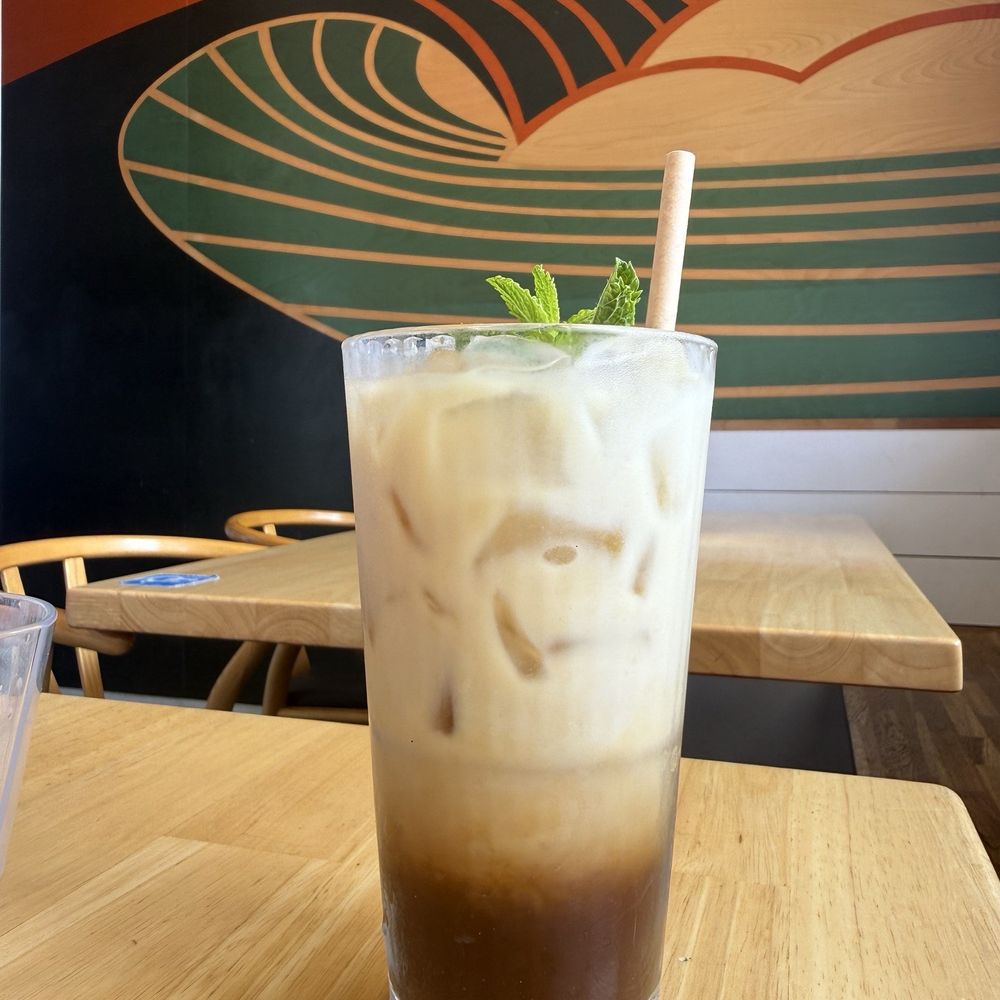 Mint iced coffee Mint iced coffee