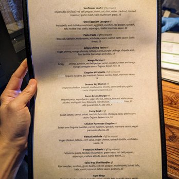 Cafe Sunflower Buckhead - Lunch and dinner menu, 2 of 2. Entrees. - Vegetarian Near Me - Atlanta, Georgia Cafe Sunflower Buckhead - Lunch and dinner menu, 2 of 2. Entrees. - Vegetarian Near Me - Atlanta, Georgia