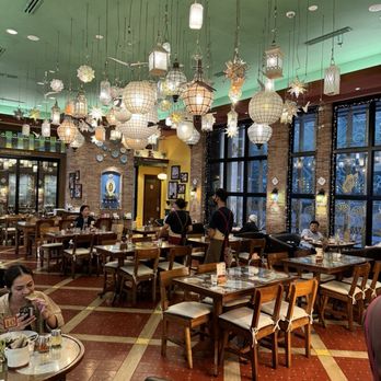 Mary Grace Cafe - Interior decor, beautiful lights - Cafes Near Me