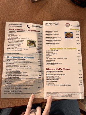 Menu photo 1 Las Islitas J&B Linda, CA