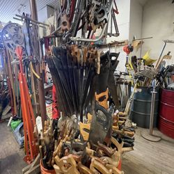 Charlie's 2nd Hand Tools - Saws and garden implements.