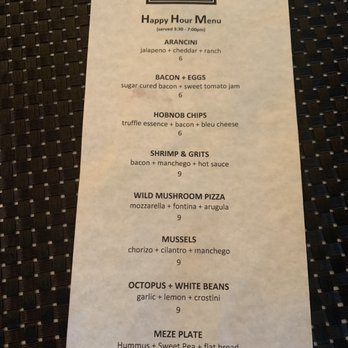 Hob Nob - Happy Hour menu - New American Near Me - Naples, Florida Hob Nob - Happy Hour menu - New American Near Me - Naples, Florida
