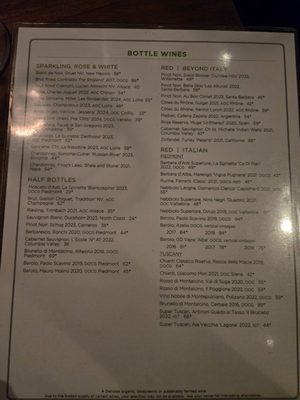 Menu photo 3 Andiamo! Santa Fe, NM