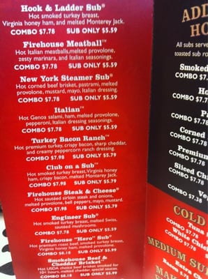 Menu photo 5 Firehouse Subs Las Vegas, NV Menu photo 5 Firehouse Subs Las Vegas, NV