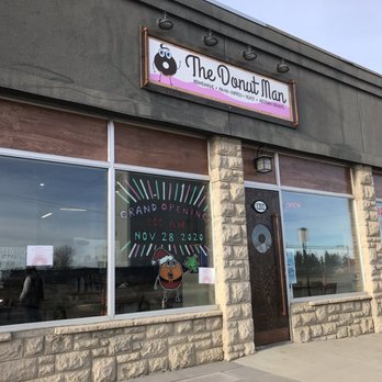 The Donut Man - View from outside - Donuts Near Me - Crossfield, Alberta The Donut Man - View from outside - Donuts Near Me - Crossfield, Alberta