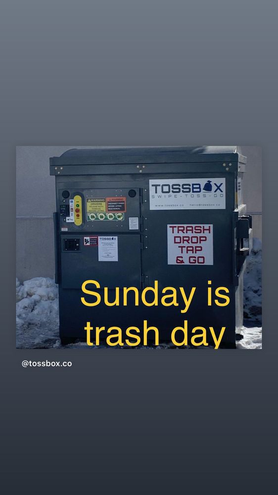 TOSS BOX TRASH DROP Request Information 583 S Lincoln Ave