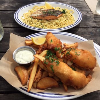Fish - $45 for fish&chips and pasta with fish of the day - Seafood Near Me - Sausalito, California Fish - $45 for fish&chips and pasta with fish of the day - Seafood Near Me - Sausalito, California