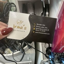 Irma’s salon hair