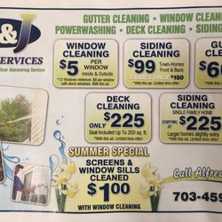 R & J Home Services - R&J's ad in TheHomeMag - Washington DC, July 2018.