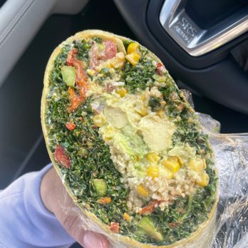 Tassili's Raw Reality - Punany Wrap - Full Size (Spinach Wrap) - Vegan Near Me - Atlanta, Georgia
