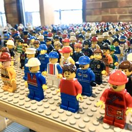 One of the many minifig displays of figures you can purchase One of the many minifig displays of figures you can purchase