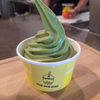 Num Num Boba South - Matcha non-dairy soft serve - Bubble Tea Near Me - Reno, Nevada Num Num Boba South - Matcha non-dairy soft serve - Bubble Tea Near Me - Reno, Nevada