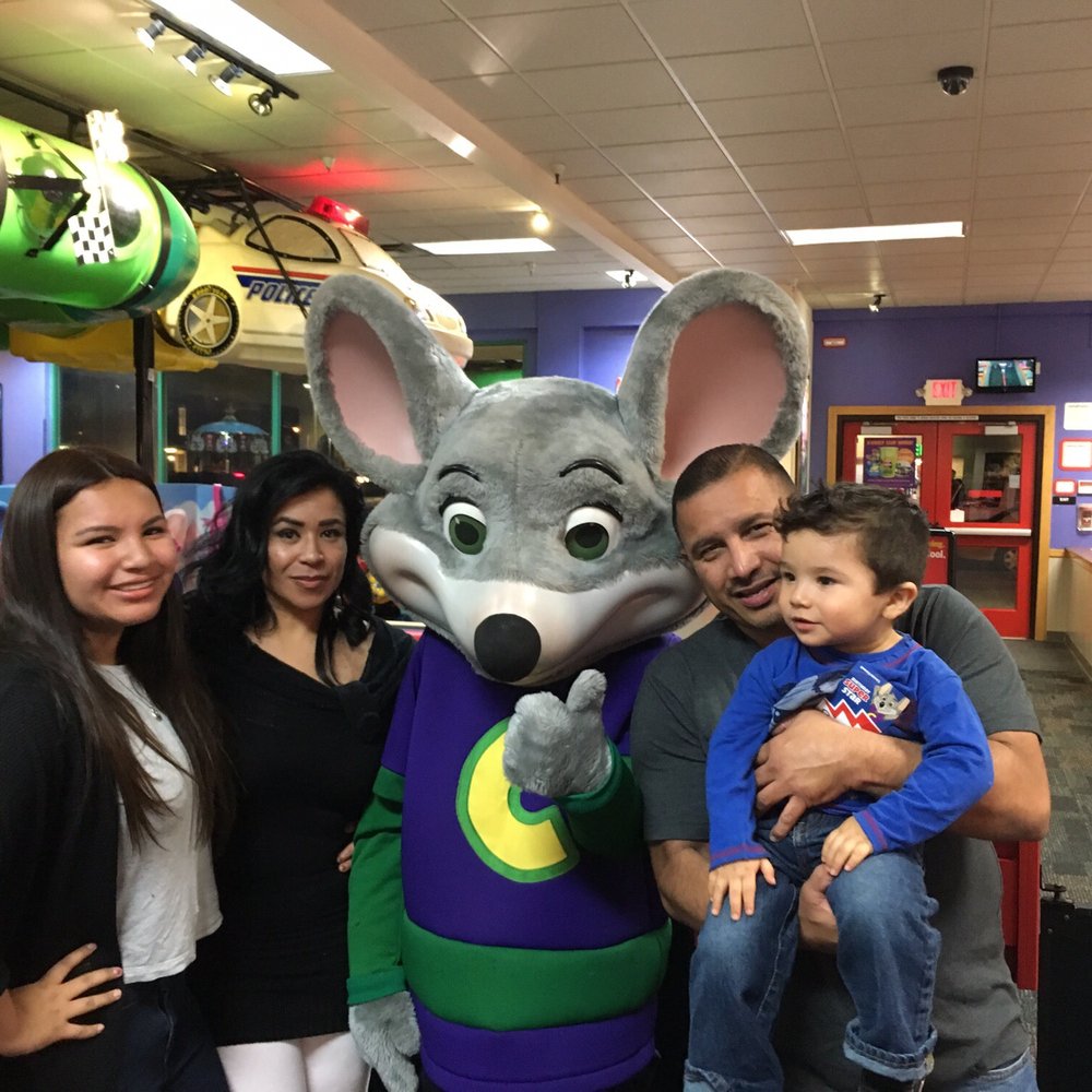 Chuck E. Cheese - The new Chuck E is a little different from the 90's a little skinnier:) - Pizza Near Me - Norwalk, California