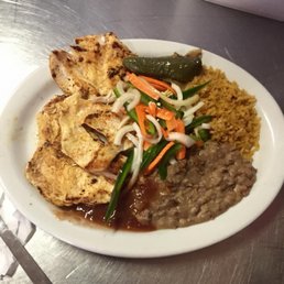 Grill chicken plate Grill chicken plate