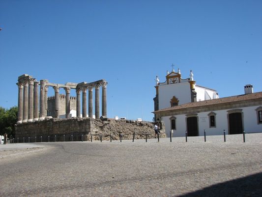 Roman Temple of Évora by null