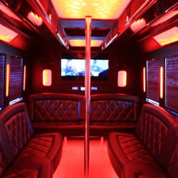 Express Coach Limousine Service - Express coach limousine Limo bus interior