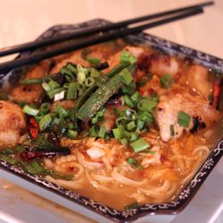 Dalian - Pickled cabbage noodle soup with fish ($12.95) - pretty good but not great. Fish is battered and fried. The noodles are good.