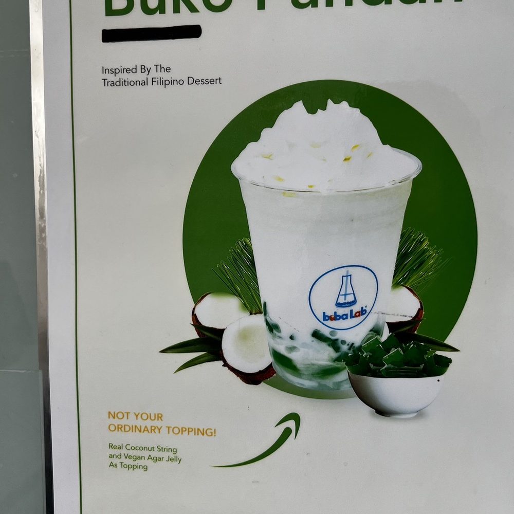 Boba Lab - New drink Buko pandan - Desserts Near Me - Santa Monica, California Boba Lab - New drink Buko pandan - Desserts Near Me - Santa Monica, California
