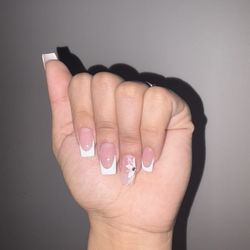 U Nails and Spa - White French tip