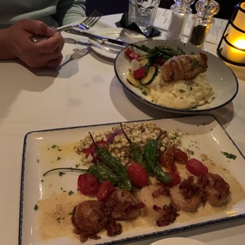 Rusty Scupper - Blackened Diver Sea Scallops   Sea bass - Seafood Near Me - Baltimore, Maryland
