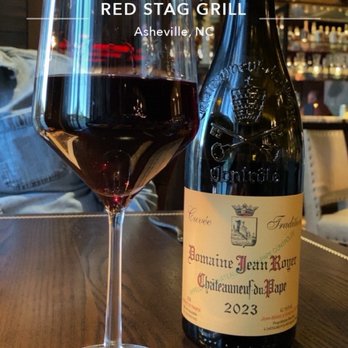 Red Stag Grill - A wonderful French Chateauneuf-du-Pape - New American Near Me - Asheville, North Carolina