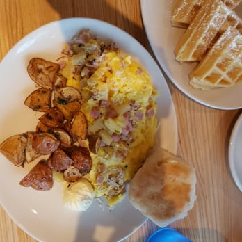 Ginger Sue's - Aloha omelette was ahhh-mazing! Tried the Belgian waffles for fun. Good, but the omelette wins! - Breakfast & Brunch Near Me - Olathe, Kansas Ginger Sue's - Aloha omelette was ahhh-mazing! Tried the Belgian waffles for fun. Good, but the omelette wins! - Breakfast & Brunch Near Me - Olathe, Kansas