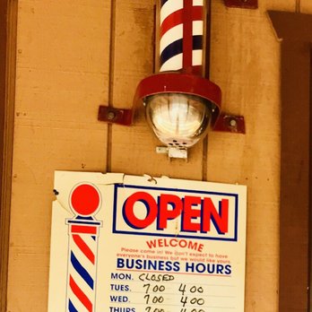 Steve’s Barber Shop - Current hours posted 2018 - Barbers Near Me