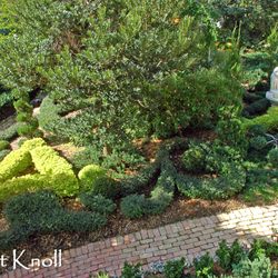 Knoll Landscape Design - Dickinson residence, Coral Gables. Mediterranean garden designed and installed by Brent Knoll. Award winner.