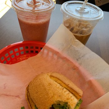 Bagel Cafe - Bun mi pork chop, smoothie, and viet coffee - Sandwiches Near Me - Pleasanton, California