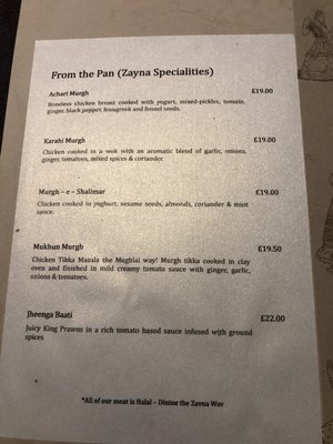 Menu photo 8 Zayna London, XGL
