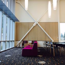 King County Library - Comfy & bright reading area!