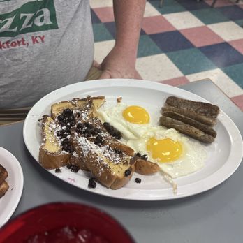 Grits Grill - French toast with eggs and sausage - American Near Me - Nags Head, North Carolina Grits Grill - French toast with eggs and sausage - American Near Me - Nags Head, North Carolina
