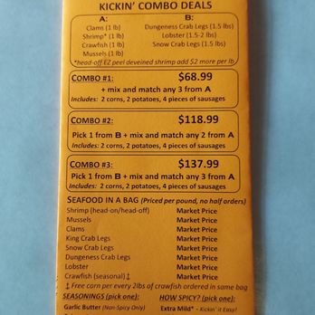 The Kickin Crab - To go menu - Cajun/Creole Near Me - Torrance, California The Kickin Crab - To go menu - Cajun/Creole Near Me - Torrance, California
