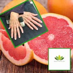 Natural Pedicure Spa - Citrus manicure               Dr. Remedy nails polish