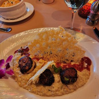 The Brickyard - Scallops with Risotto - Steakhouses Near Me - Boise, Idaho The Brickyard - Scallops with Risotto - Steakhouses Near Me - Boise, Idaho