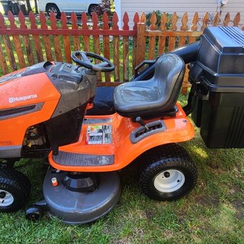 My T Sharp Mower Service - Repaired Husqvarna 21K 46 With cleaned carburetor and sourced a bagger system as well. Sold! - Farm Equipment Repair Near Me