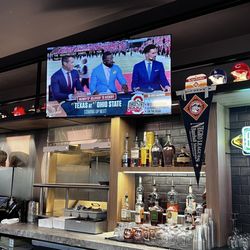 The Leagues Sports Lounge and Eatery - Number one, Texas versus number four Ohio State hope my plane is delayed