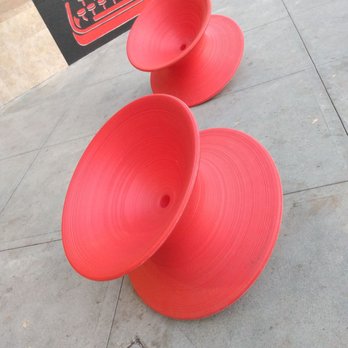 Playhouse Plaza - Spinning chairs! - Public Art Near Me - Pasadena, California